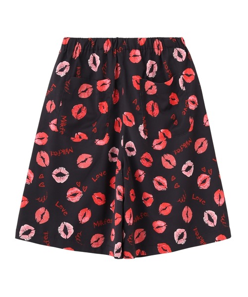 MILKFED.(ミルクフェド)の「LIP PRINT SHORTS(その他パンツ・レディース・オフホワイト/ブラック/ライトピンク・ONE SIZE)」の5枚目の写真