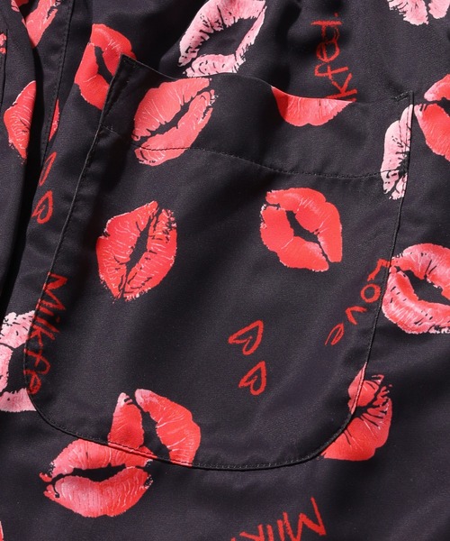 MILKFED.(ミルクフェド)の「LIP PRINT SHORTS(その他パンツ・レディース・オフホワイト/ブラック/ライトピンク・ONE SIZE)」の7枚目の写真
