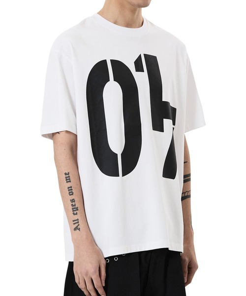 OY(オーワイ)の「『OY/オーワイ』BLOCK CODE TEE/ブロックコードTシャツ(Tシャツ/カットソー・メンズ・ホワイト/ブラック・L/M)」の10枚目の写真