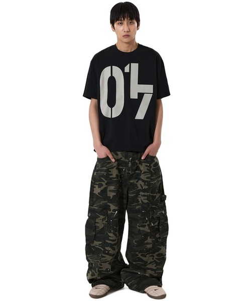 OY(オーワイ)の「『OY/オーワイ』BLOCK CODE TEE/ブロックコードTシャツ(Tシャツ/カットソー・メンズ・ホワイト/ブラック・L/M)」の8枚目の写真