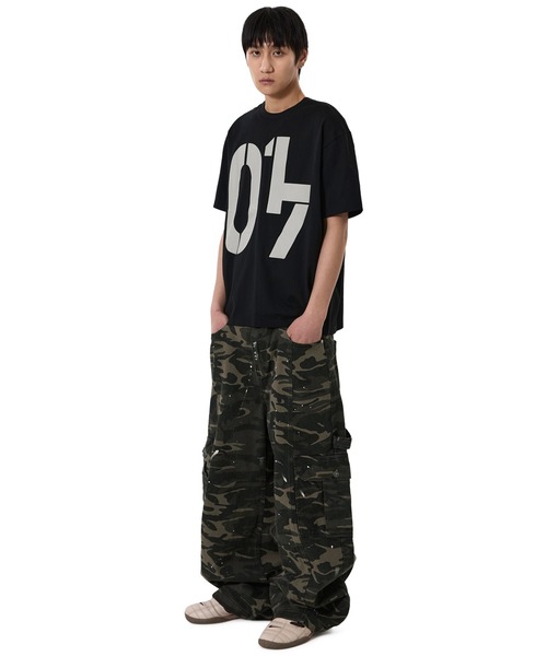 OY(オーワイ)の「『OY/オーワイ』BLOCK CODE TEE/ブロックコードTシャツ(Tシャツ/カットソー・メンズ・ホワイト/ブラック・L/M)」の9枚目の写真