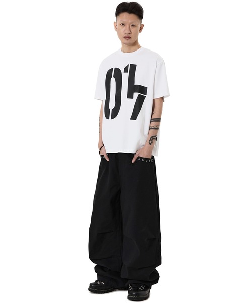 OY(オーワイ)の「『OY/オーワイ』BLOCK CODE TEE/ブロックコードTシャツ(Tシャツ/カットソー・メンズ・ホワイト/ブラック・L/M)」の13枚目の写真