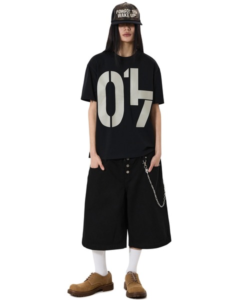 OY(オーワイ)の「『OY/オーワイ』BLOCK CODE TEE/ブロックコードTシャツ(Tシャツ/カットソー・メンズ・ホワイト/ブラック・L/M)」の6枚目の写真