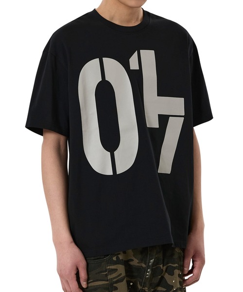 OY(オーワイ)の「『OY/オーワイ』BLOCK CODE TEE/ブロックコードTシャツ(Tシャツ/カットソー・メンズ・ホワイト/ブラック・L/M)」の4枚目の写真