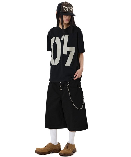 OY(オーワイ)の「『OY/オーワイ』BLOCK CODE TEE/ブロックコードTシャツ(Tシャツ/カットソー・メンズ・ホワイト/ブラック・L/M)」の7枚目の写真