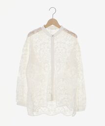 le.coeur blanc | TORRAZZO DONNA別注エンブロイダリーレースシャツ(シャツ/ブラウス)