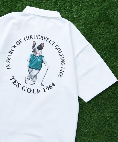 TES BUHI GOLFER — большой поло‑гольф с принтом / Big polo shirt