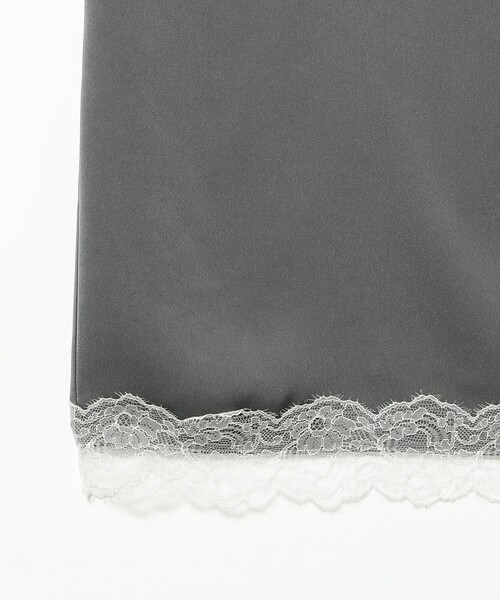 Demi-Luxe BEAMS（デミルクス ビームス）の「リバーレース キャミソール ワンピース（ワンピース・レディース・チャコールグレー/ブラウン・ONE SIZE）」の17枚目の写真