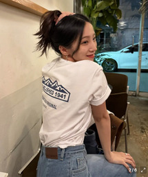 [230g] M-ロゴグラフィック半袖Tシャツ (JR5TSU174WH)