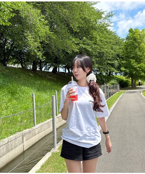 JEEP（ジープ）の「[230g] M-ロゴグラフィック半袖Tシャツ (JR5TSU174WH)（Tシャツ/カットソー・レディース・その他・SMALL/MEDIUM/LARGE/X-LARGE/2XL/X-SMALL）」の8枚目の写真