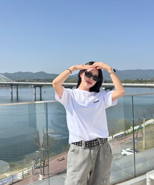 JEEP（ジープ）の「[230g] M-ロゴグラフィック半袖Tシャツ (JR5TSU174WH)（Tシャツ/カットソー・レディース・その他・SMALL/MEDIUM/LARGE/X-LARGE/2XL/X-SMALL）」の11枚目の写真