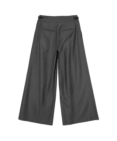 forget-me-nots(フォーゲットミーノッツ)の「WIDE TUCK SLACKS FMN-26SS-PT-003(その他パンツ・レディース・チャコールグレー/ブラック・SMALL/MEDIUM)」の5枚目の写真