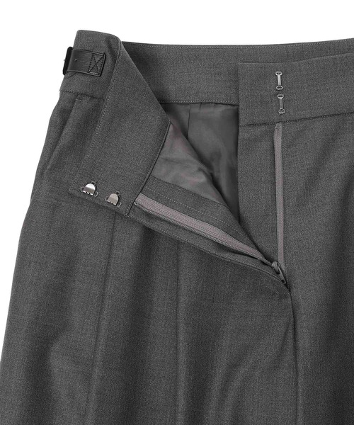 forget-me-nots(フォーゲットミーノッツ)の「WIDE TUCK SLACKS FMN-26SS-PT-003(その他パンツ・レディース・チャコールグレー/ブラック・SMALL/MEDIUM)」の6枚目の写真