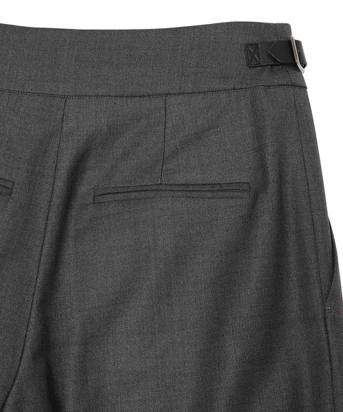 forget-me-nots(フォーゲットミーノッツ)の「WIDE TUCK SLACKS FMN-26SS-PT-003(その他パンツ・レディース・チャコールグレー/ブラック・SMALL/MEDIUM)」の3枚目の写真