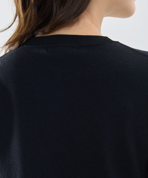 NARACAMICIE（ナラカミーチェ）の「【NARACAMICIE】調温ニットノースリプルオーバー（ニット/セーター・レディース・ブラック/ブルー/ピンク・M/L）」の8枚目の写真