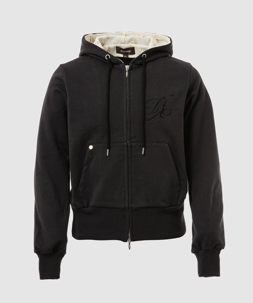 MASU(エムエーエスユー)の「MB FLOWER ZIP-UP HOODIE(パーカー・メンズ・ブラウン/ブラック・46/44)」の2枚目の写真