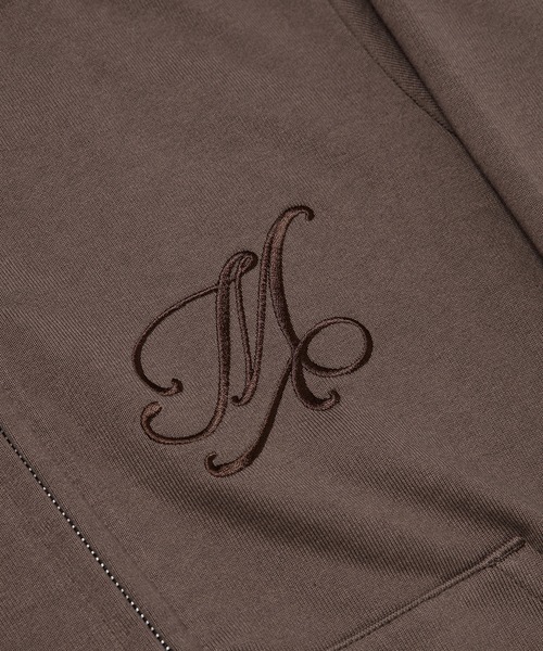 MASU(エムエーエスユー)の「MB FLOWER ZIP-UP HOODIE(パーカー・メンズ・ブラウン/ブラック・46/44)」の3枚目の写真