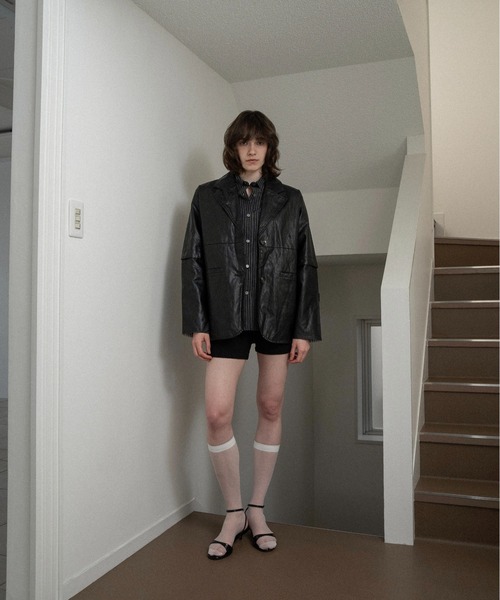 lawgy（ラウジー）の「2way sleeve embroidery jacket / 2wayスリーブエンブロイダリージャケット（その他アウター・レディース・クリーム/キャメル/ブラック・FREE）」の20枚目の写真