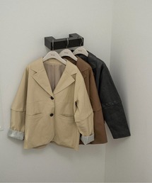 lawgy（ラウジー）の「2way sleeve embroidery jacket / 2wayスリーブエンブロイダリージャケット（その他アウター）」