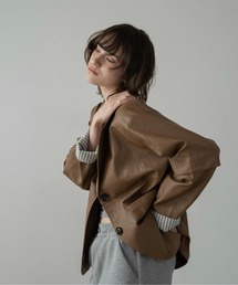 lawgy（ラウジー）の「2way sleeve embroidery jacket / 2wayスリーブエンブロイダリージャケット（その他アウター）」