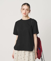 コットン天竺 ラウンドヘム Tシャツ