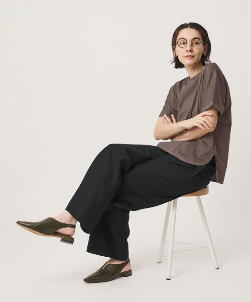 BEAUTY&YOUTH UNITED ARROWS(ビューティーアンドユースユナイテッドアローズ)の「コットン天竺 ラウンドヘム Tシャツ(Tシャツ/カットソー・レディース・その他2/ホワイト/その他1/ライトピンク/ブラック・FREE)」の8枚目の写真