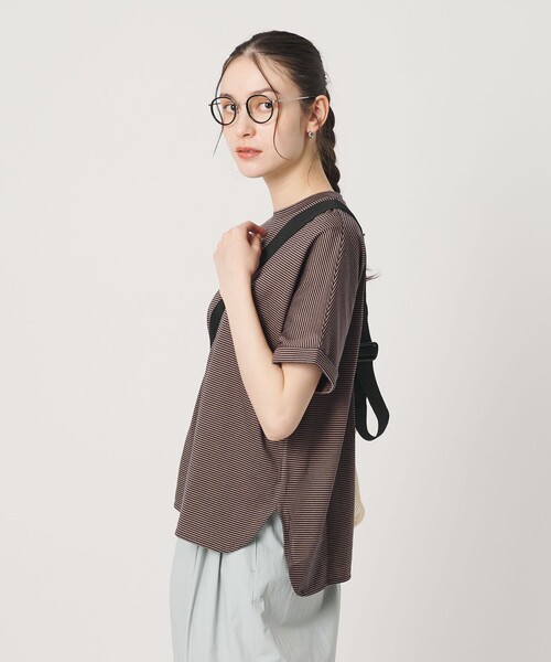 BEAUTY&YOUTH UNITED ARROWS(ビューティーアンドユースユナイテッドアローズ)の「コットン天竺 ラウンドヘム Tシャツ(Tシャツ/カットソー・レディース・その他2/ホワイト/その他1/ライトピンク/ブラック・FREE)」の10枚目の写真