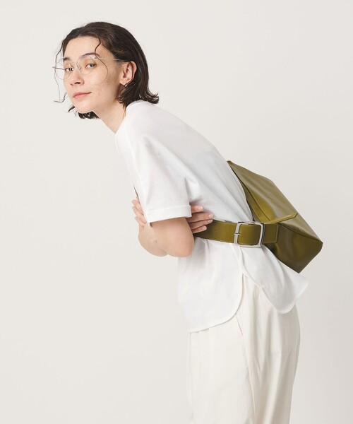 BEAUTY&YOUTH UNITED ARROWS(ビューティーアンドユースユナイテッドアローズ)の「コットン天竺 ラウンドヘム Tシャツ(Tシャツ/カットソー・レディース・その他2/ホワイト/その他1/ライトピンク/ブラック・FREE)」の12枚目の写真