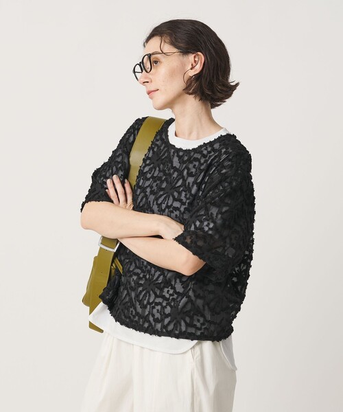 BEAUTY&YOUTH UNITED ARROWS(ビューティーアンドユースユナイテッドアローズ)の「コットン天竺 ラウンドヘム Tシャツ(Tシャツ/カットソー・レディース・その他2/ホワイト/その他1/ライトピンク/ブラック・FREE)」の13枚目の写真