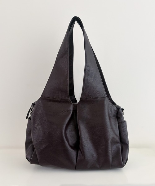 frunco(フランコ)の「【ZOZOTOWN限定】ショルダートートバッグ(トートバッグ・レディース・ブラック/ダークブラウン・FREE)」の2枚目の写真