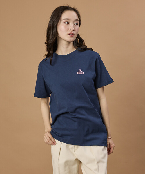 FREAK'S STORE(フリークスストア)の「限定展開 CHUMS×FREAK'S STORE 別注 ヒストリー バックプリント クルーネックTシャツ キャットモチーフ チャムス(Tシャツ/カットソー・メンズ・ネイビー/ホワイト/ブラック/グレイッシュベージュ・SMALL/X-LARGE/LARGE/MEDIUM)」の10枚目の写真