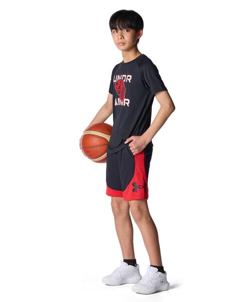 UNDER ARMOUR(アンダーアーマー)の「UAネクストジェン カラー ショーツ(バスケットボール/キッズ)(その他パンツ・キッズ・ブラック系その他・140cm/130cm/160cm/150cm)」の4枚目の写真