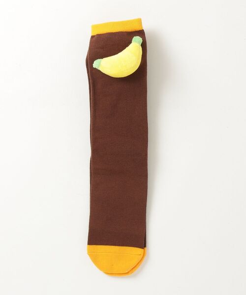 A BATHING APE(アベイシングエイプ)の「BABY MILO SOCKS #4(ソックス/靴下・メンズ・ブラウン・FREE)」の6枚目の写真