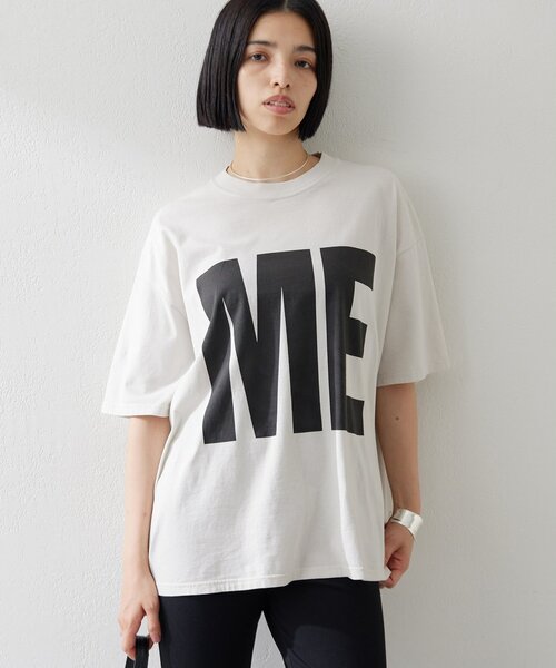 Whim Gazette（ウィムガゼット）の「【KATHARINE HAMNETT】別注ME Tシャツ（Tシャツ/カットソー・レディース・ベージュ・FREE）」の8枚目の写真