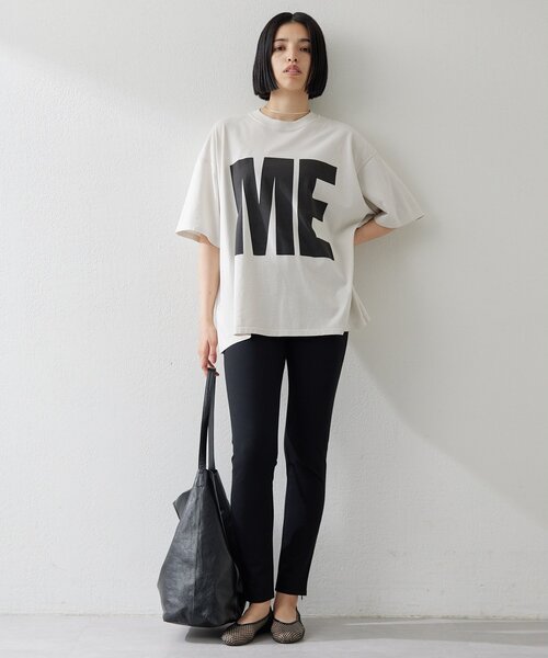 Whim Gazette（ウィムガゼット）の「【KATHARINE HAMNETT】別注ME Tシャツ（Tシャツ/カットソー・レディース・ベージュ・FREE）」の7枚目の写真