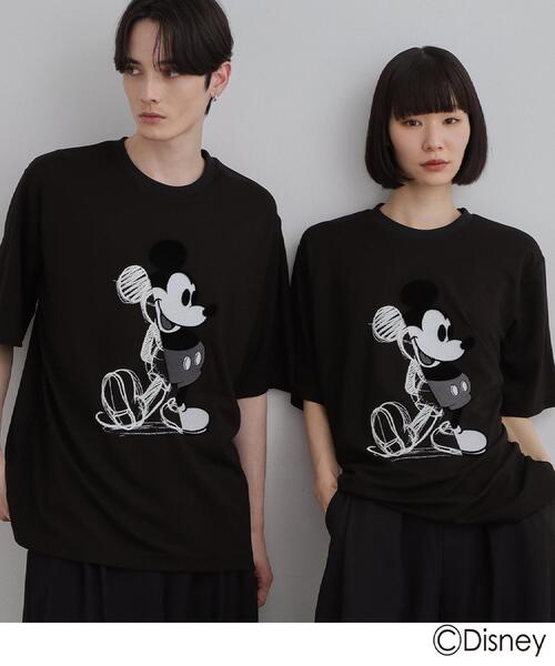 Disney（ディズニー）の「Disney capsule collection Tシャツ（Tシャツ/カットソー・メンズ・ブラック/ホワイト系1/ホワイト/ブラック系・01/02/03）」の20枚目の写真