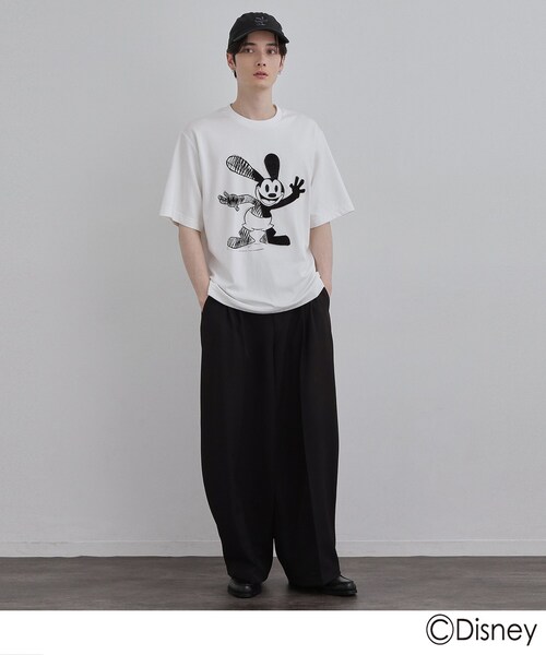 Disney（ディズニー）の「Disney capsule collection Tシャツ（Tシャツ/カットソー・メンズ・ブラック/ホワイト系1/ホワイト/ブラック系・01/02/03）」の14枚目の写真