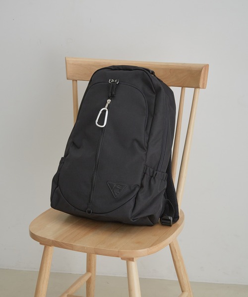 ADAM ET ROPE'(アダムエロペ)の「《WEB限定・新色追加》【ROUTINE】バックパック / 撥水 / マザーズバッグ(バックパック/リュック・メンズ・ブラック・FREE)」の2枚目の写真