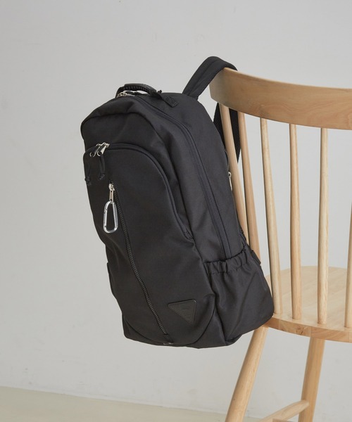 ADAM ET ROPE'(アダムエロペ)の「《WEB限定・新色追加》【ROUTINE】バックパック / 撥水 / マザーズバッグ(バックパック/リュック・メンズ・ブラック・FREE)」の4枚目の写真