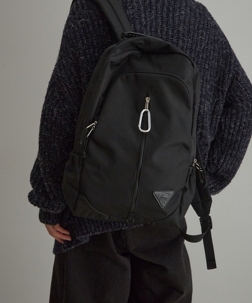 ADAM ET ROPE'(アダムエロペ)の「《WEB限定・新色追加》【ROUTINE】バックパック / 撥水 / マザーズバッグ(バックパック/リュック・メンズ・ブラック・FREE)」の5枚目の写真