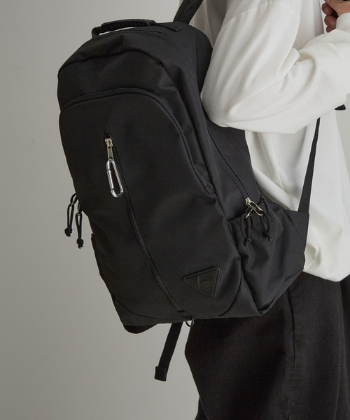 ADAM ET ROPE'(アダムエロペ)の「《WEB限定・新色追加》【ROUTINE】バックパック / 撥水 / マザーズバッグ(バックパック/リュック・メンズ・ブラック・FREE)」の7枚目の写真