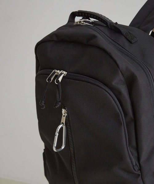 ADAM ET ROPE'(アダムエロペ)の「《WEB限定・新色追加》【ROUTINE】バックパック / 撥水 / マザーズバッグ(バックパック/リュック・メンズ・ブラック・FREE)」の8枚目の写真