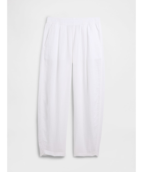 GAP（ギャップ）の「ミッドライズ プルオン バレル ガーゼパンツ（その他パンツ・レディース・ブルー/ピンク/ホワイト/ブラウン/ブラック・XXS/L/M/S/XS）」の11枚目の写真