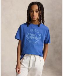 ロゴ コットン ジャージー Tシャツ