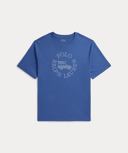 POLO RALPH LAUREN CHILDRENSWEAR（ポロ ラルフ ローレン チルドレンズウェア）の「ロゴ コットン ジャージー Tシャツ（Tシャツ/カットソー・キッズ・ブルー・L/M/S）」の2枚目の写真