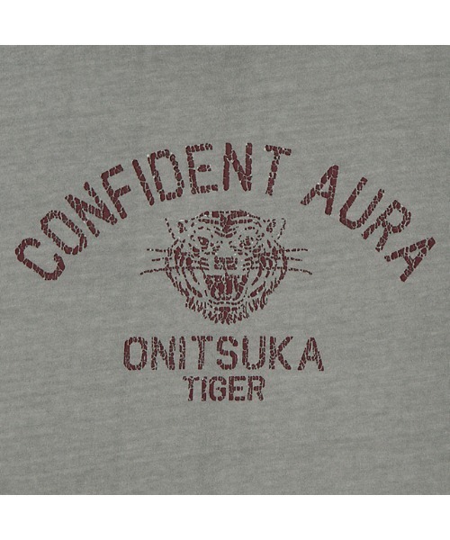 Onitsuka Tiger(オニツカタイガー)の「WASHED GRAPHIC TEE / ウォッシュドグラフィックティー(Tシャツ/カットソー・レディース・ブラック/ヘザーグレー・L/M/S/XS/XL)」の6枚目の写真