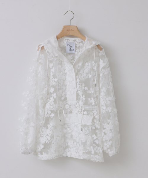 Spick & Span(スピックアンドスパン)の「《一部店舗+WEB限定》LAYAS/レイヤーズ 別注レースアノラック(その他アウター・レディース・ブラック/ホワイト・FREE)」の18枚目の写真