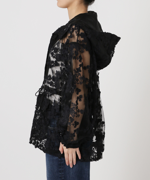 Spick & Span(スピックアンドスパン)の「《一部店舗+WEB限定》LAYAS/レイヤーズ 別注レースアノラック(その他アウター・レディース・ブラック/ホワイト・FREE)」の20枚目の写真