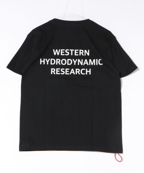WESTERN HYDRODYNAMIC RESEARCH(ウェスタンハイドロダイナミックリサーチ)の「【Western Hydrodynamic Research/ウェスタン ハイドロダイナミック リサーチ】WORKER POCKET JTEE バックプリント ポケット ブランドロゴ(Tシャツ/カットソー・メンズ・ネイビー/ブラック/ホワイト/チャコールグレー・LARGE/MEDIUM)」の9枚目の写真