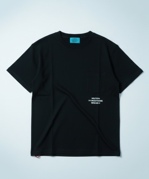 WESTERN HYDRODYNAMIC RESEARCH(ウェスタンハイドロダイナミックリサーチ)の「【Western Hydrodynamic Research/ウェスタン ハイドロダイナミック リサーチ】WORKER POCKET JTEE バックプリント ポケット ブランドロゴ(Tシャツ/カットソー・メンズ・ネイビー/ブラック/ホワイト/チャコールグレー・LARGE/MEDIUM)」の3枚目の写真